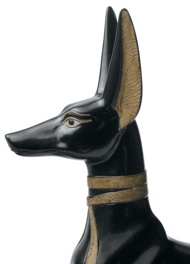 Lladro Figura Perro Anubis