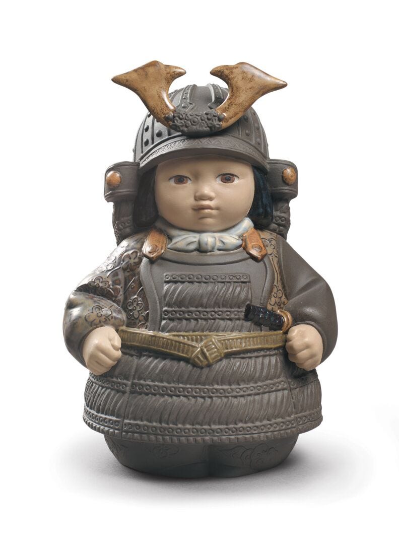 lladro Figura Samurái Toy