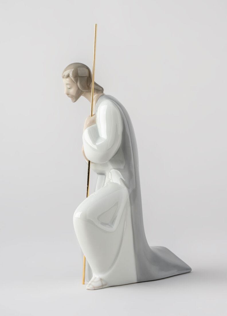 Lladro Figura San José En Belén-III
