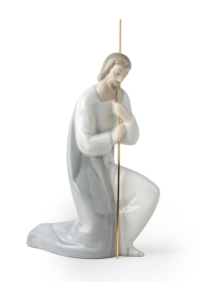 lladro Figura San José en Belén-III