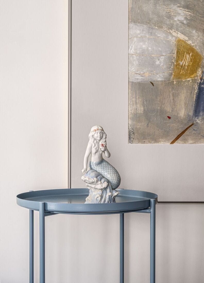 Lladro Figura Sirenita Del Océano