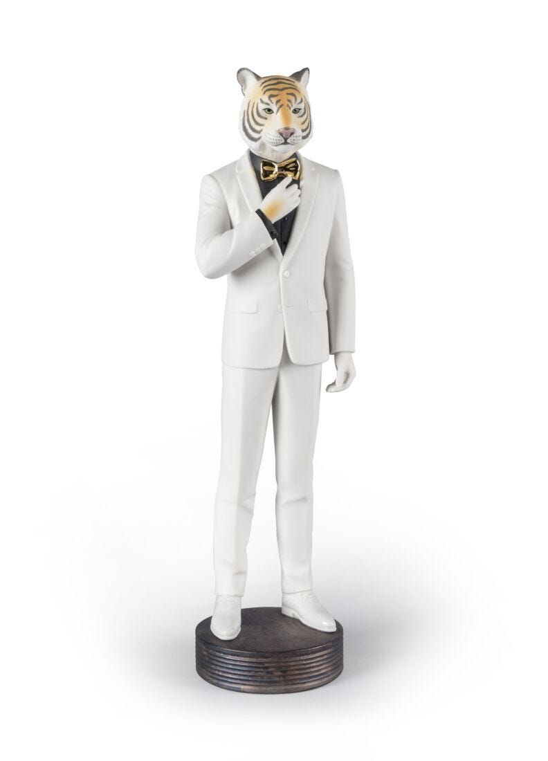 lladro Figura Tiger man