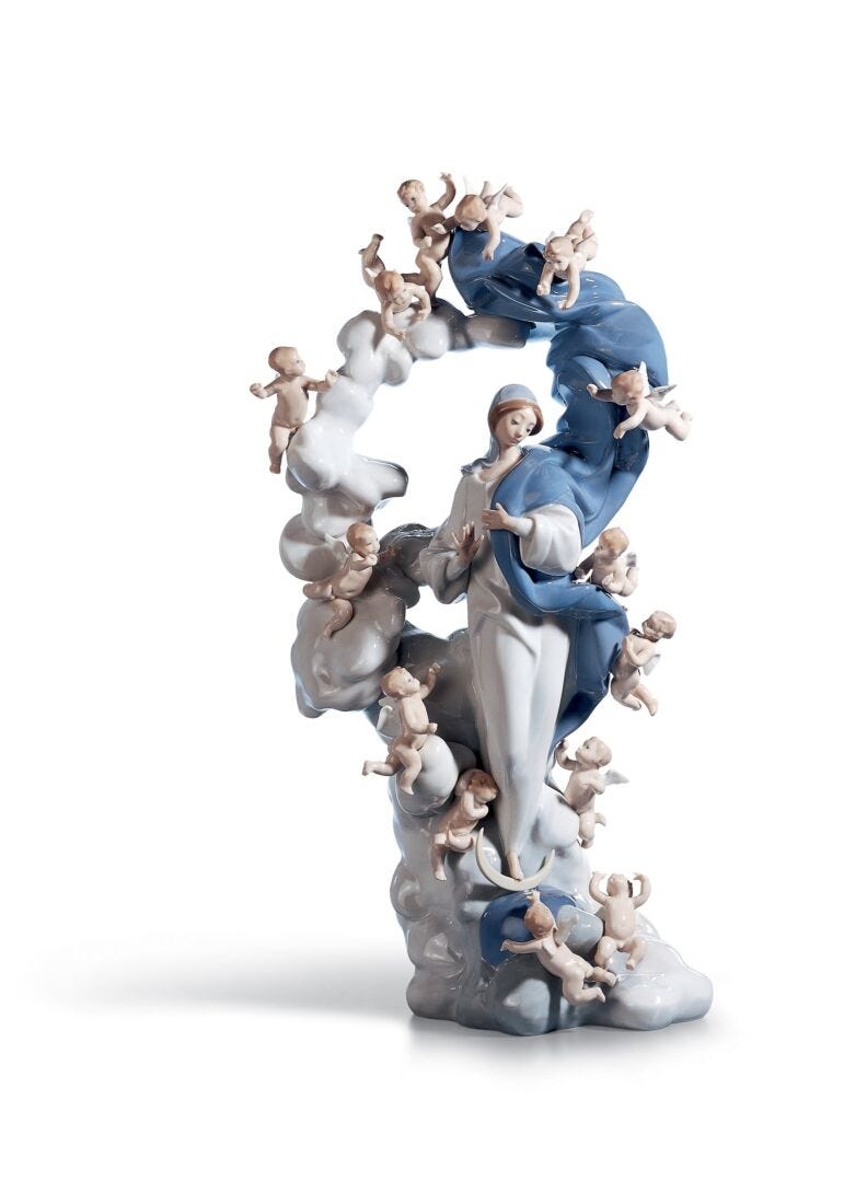 lladro Figura Virgen Inmaculada. Serie limitada