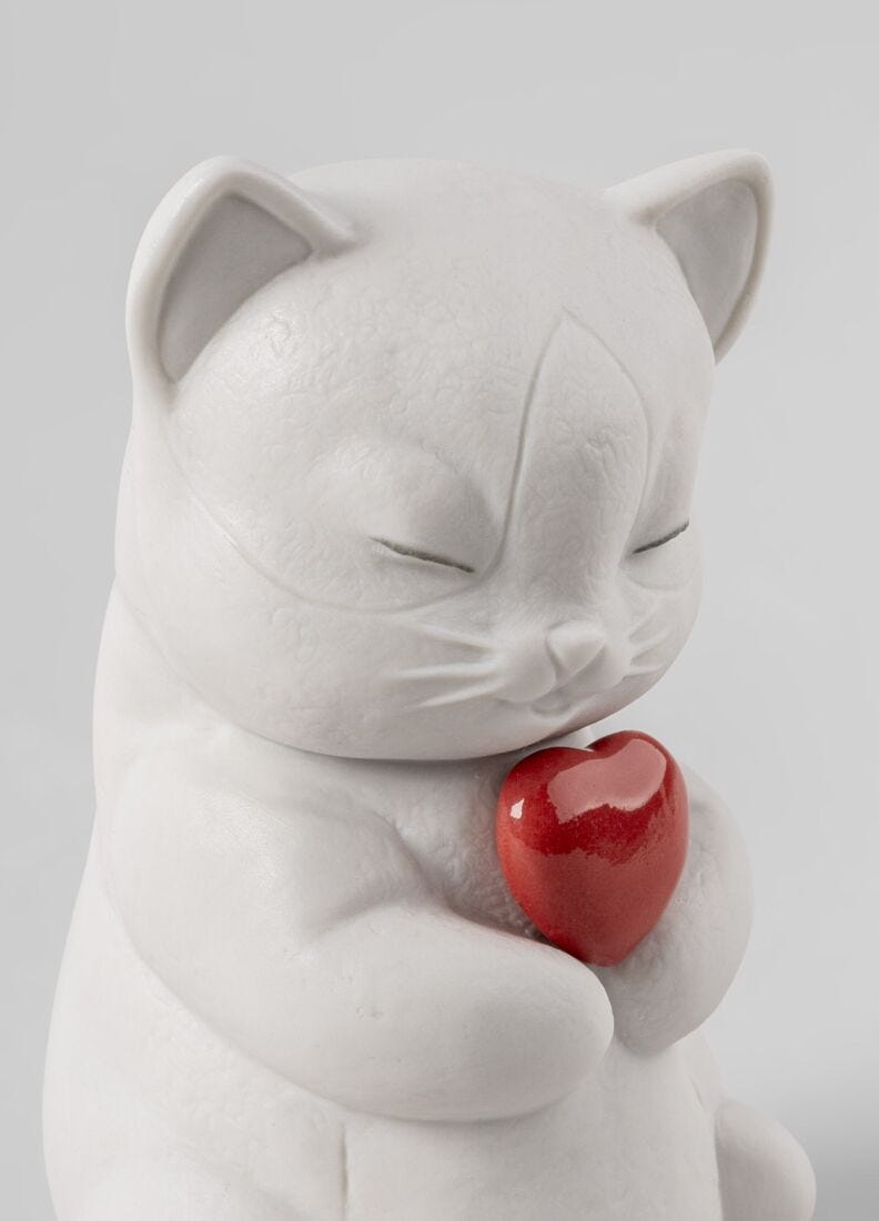 Lladro Figura Whiskers-Gato Juguetón