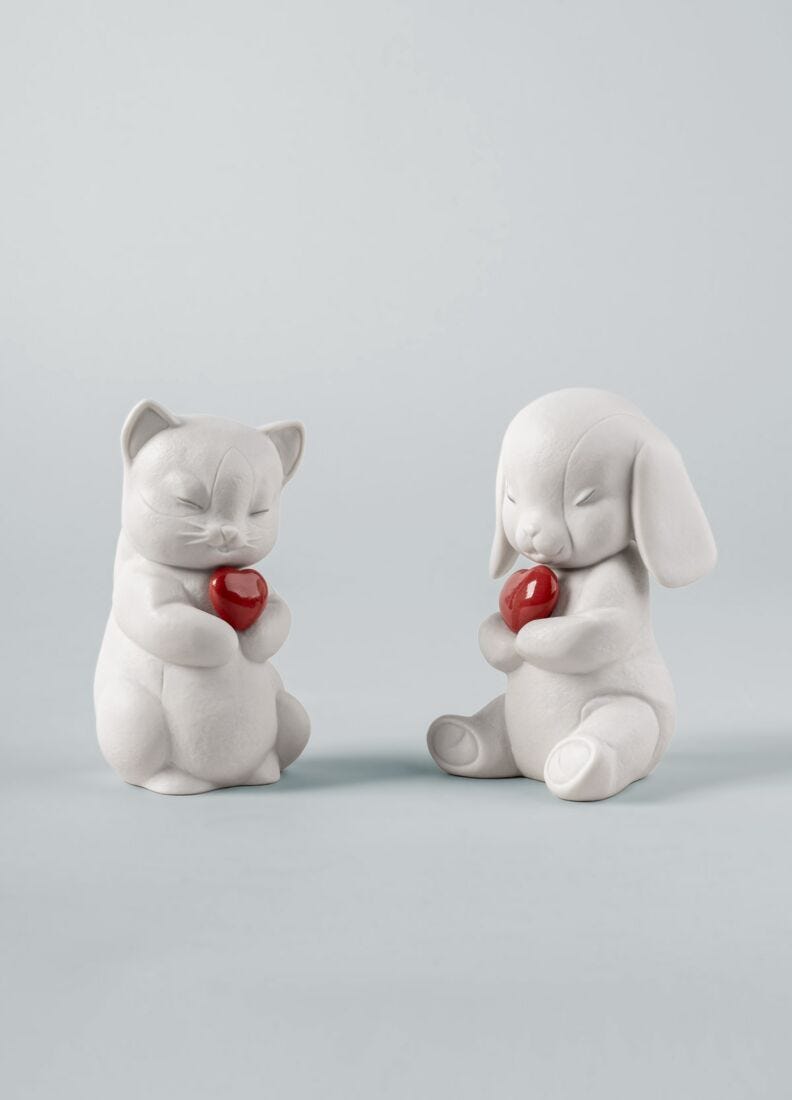 Lladro Figura Whiskers-Gato Juguetón