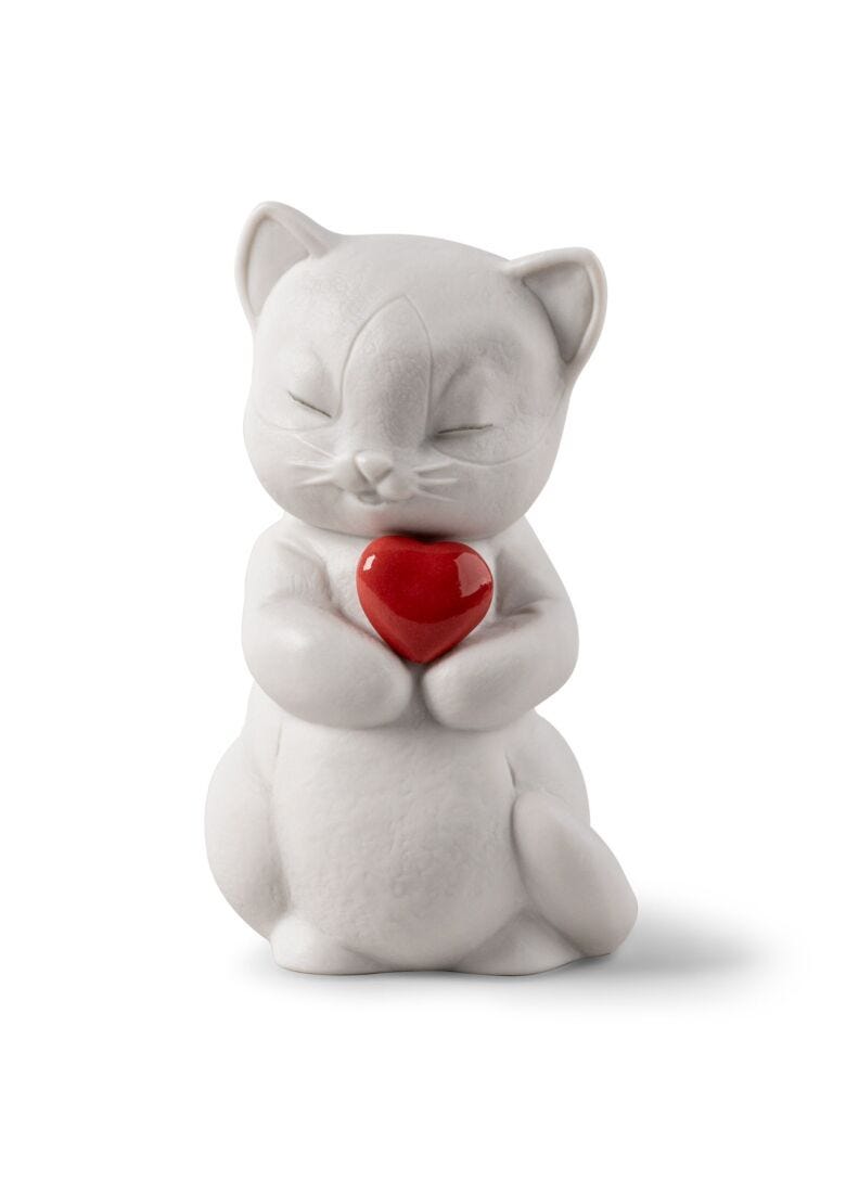 lladro Figura Whiskers-Gato juguetón