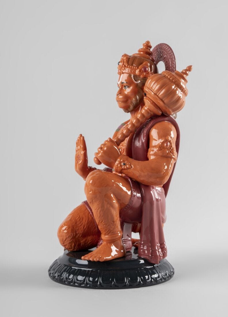 Lladro Hanuman - Naranja