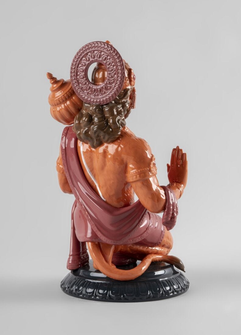Lladro Hanuman - Naranja