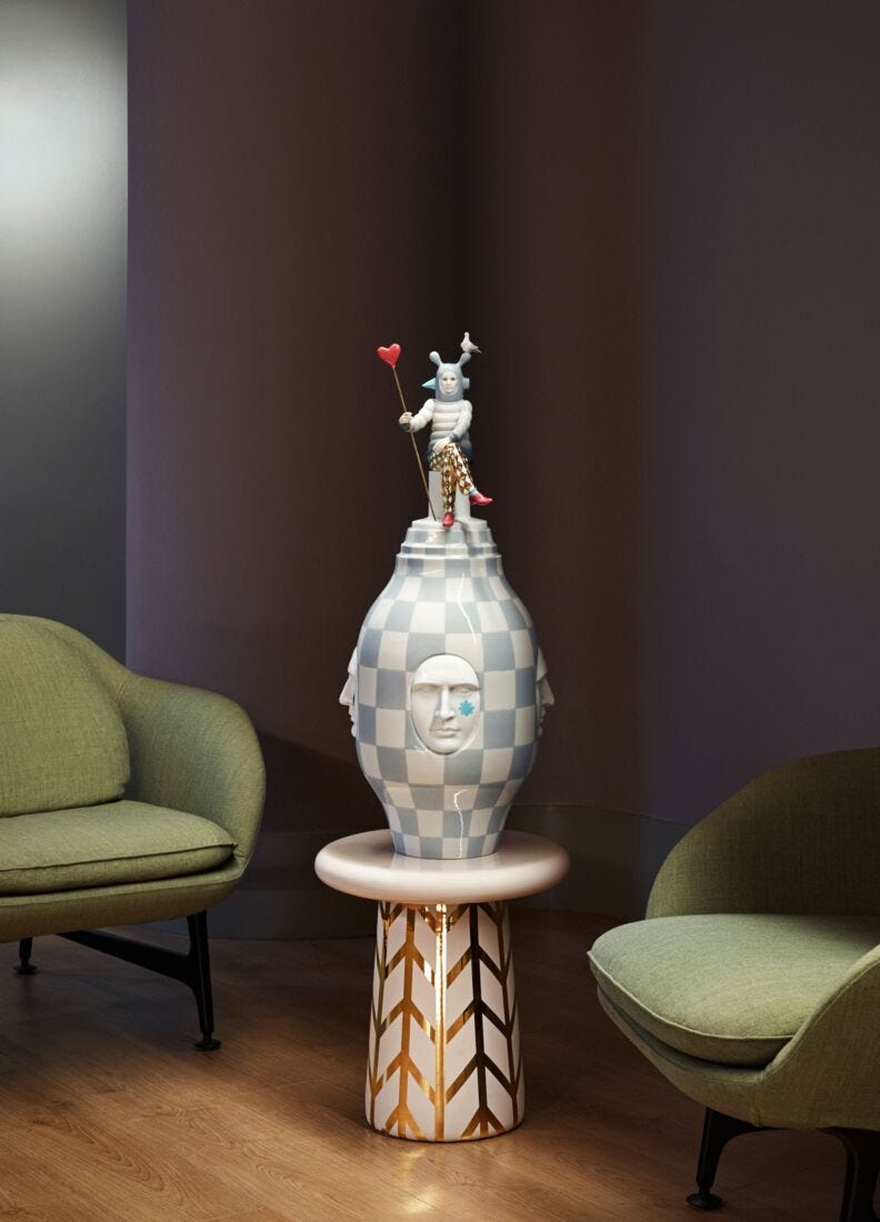 Lladro Jarrón Conversation Vase I