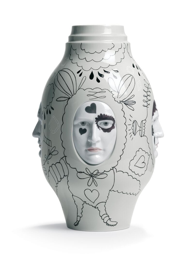 lladro Jarrón Conversation Vase II