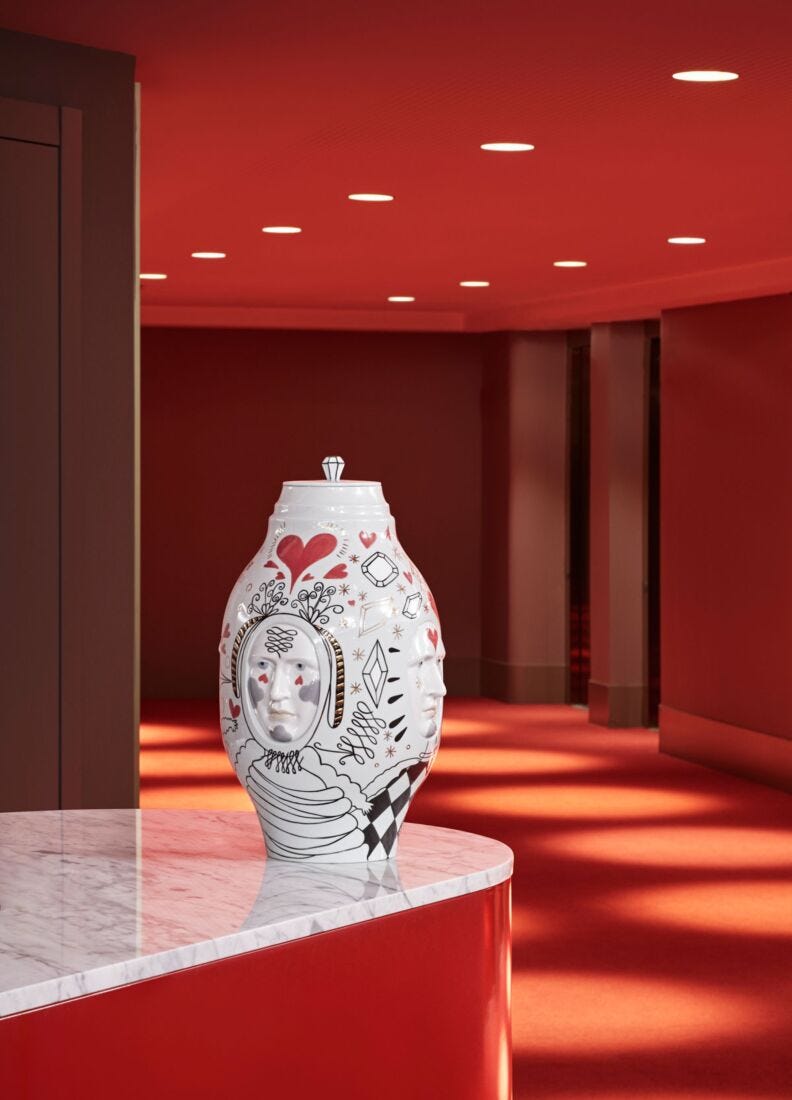 Lladro Jarrón Conversation Vase. Serie Limitada