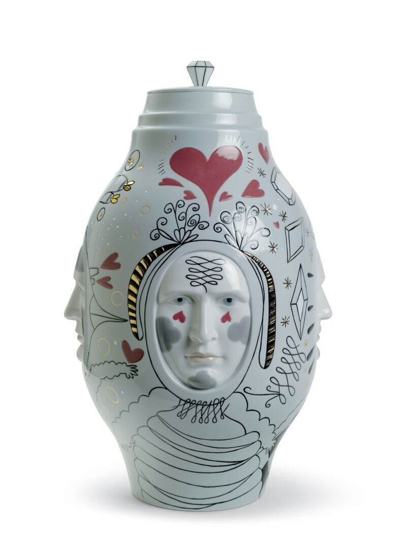 lladro Jarrón Conversation Vase. Serie limitada