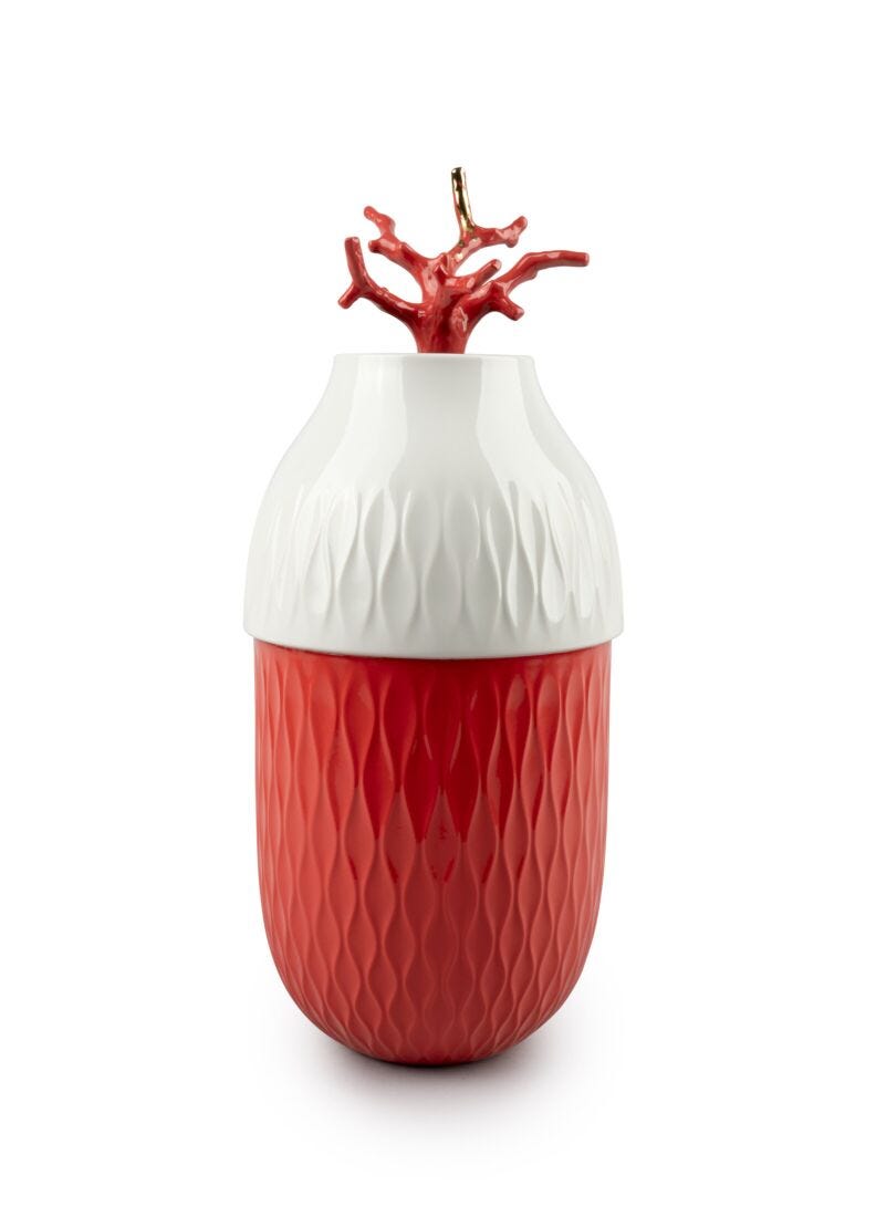 Lladro Jarrón Coral