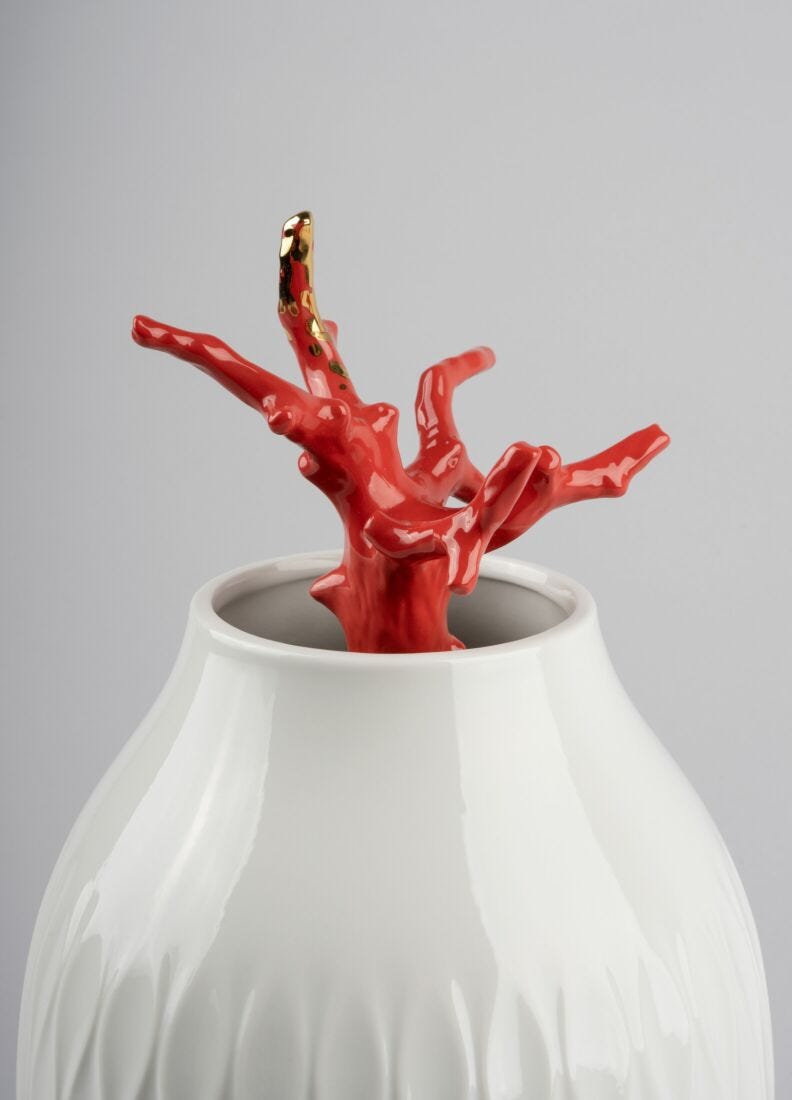 Lladro Jarrón Coral