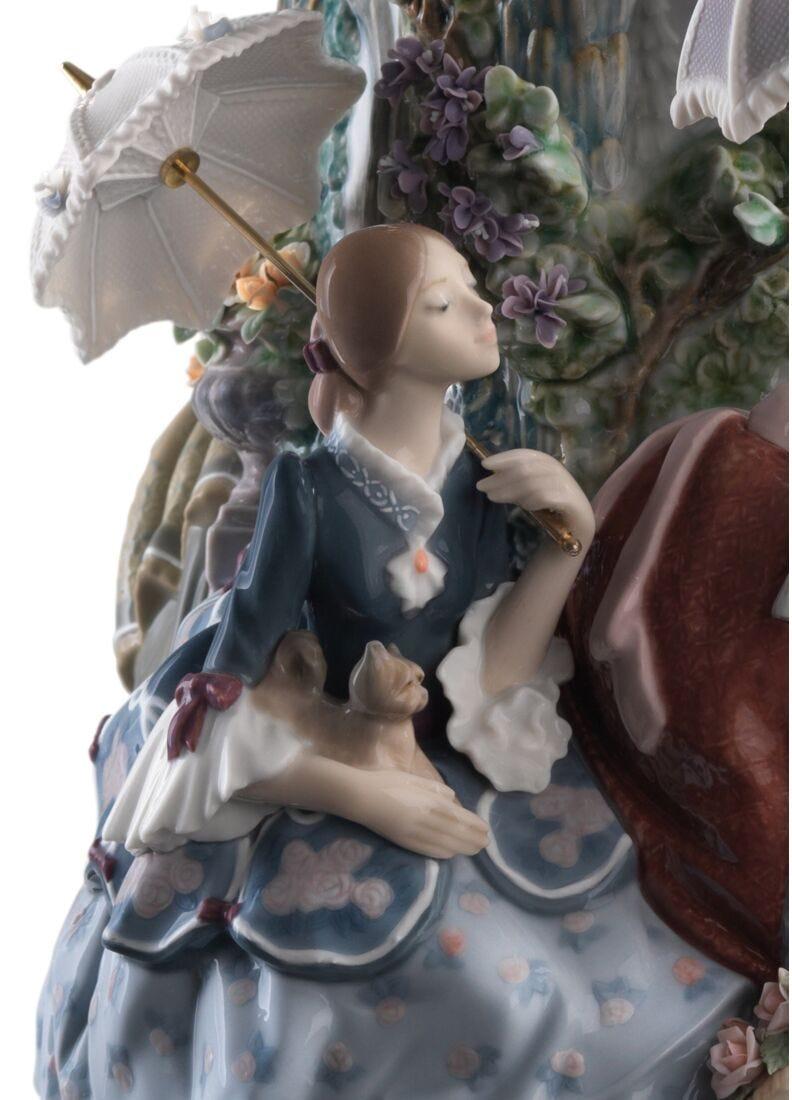 lladro Jarrón damas de Aranjuez. Serie limitada