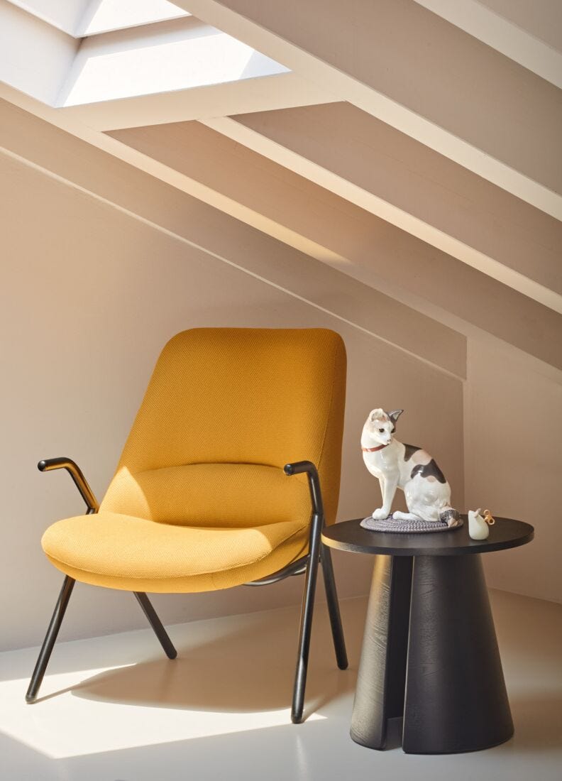 Lladro Jugando Al Gato Y Al Ratón