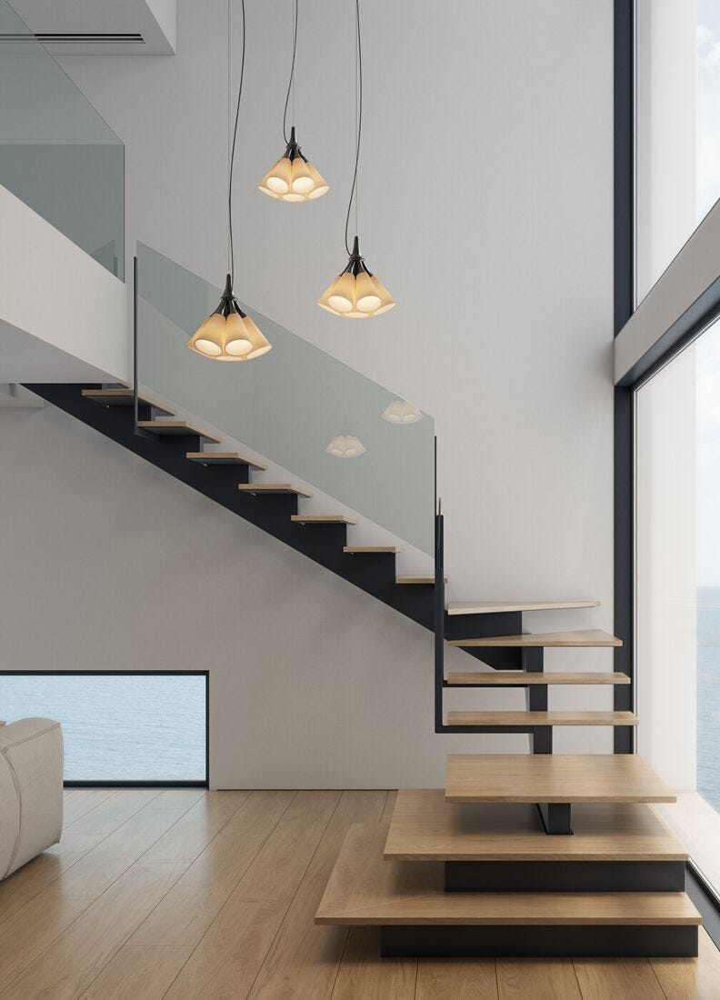 Lladro Lámpara Colgante Jamz. Cobre(CE/UK/CCC)