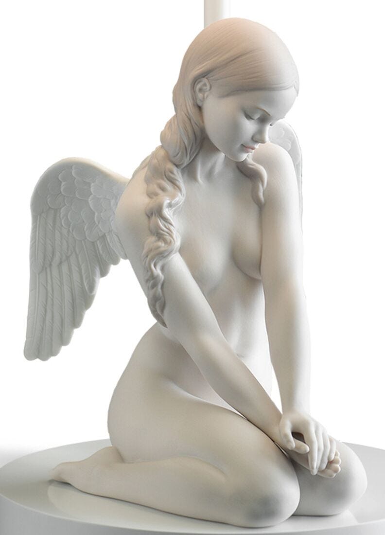 Lladro Lámpara De Mesa Ángel Hermoso (CE)