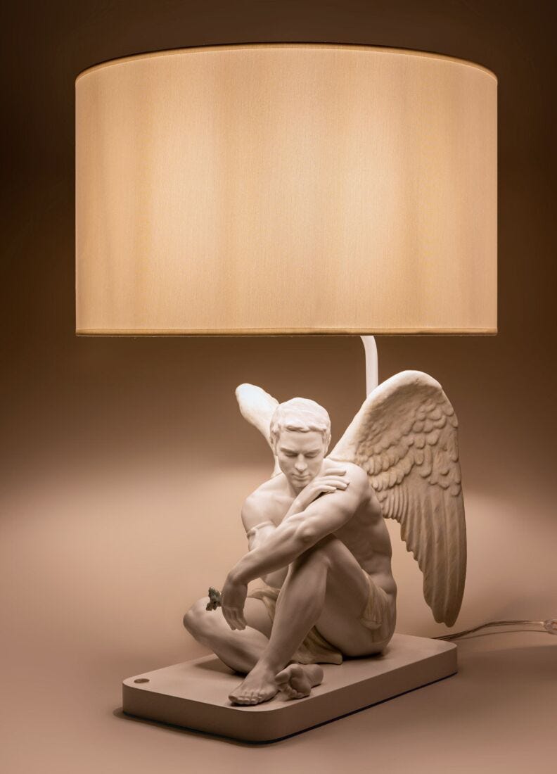 Lladro Lámpara De Mesa Ángel Protector (CE)