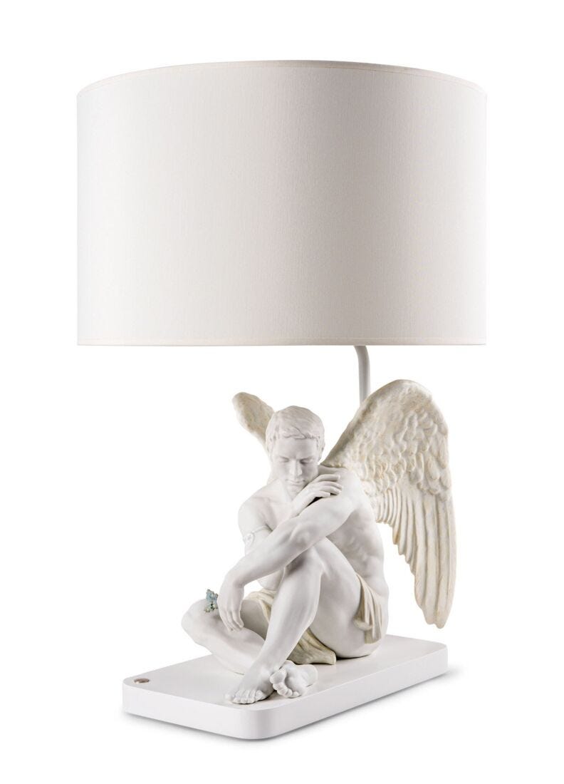lladro Lámpara de mesa Ángel protector (CE)