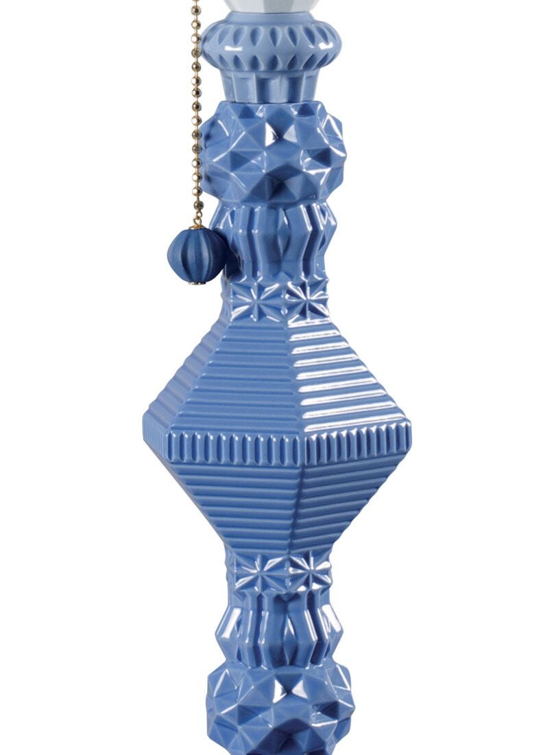 Lladro Lámpara De Mesa Belle De Nuit. Azul (CE)