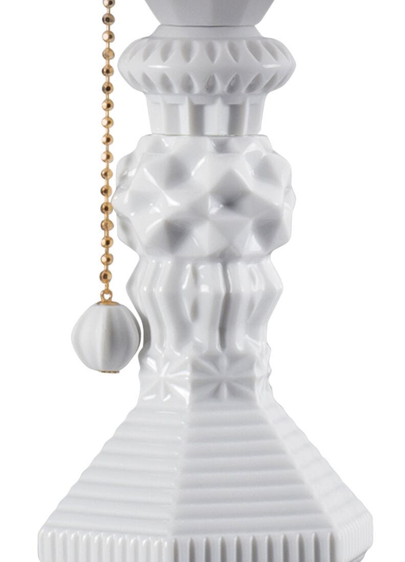 Lladro Lámpara De Mesa Belle De Nuit. Blanco (CE)