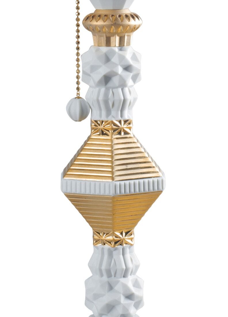 Lladro Lámpara De Mesa Belle De Nuit. Lustre Oro (CE)