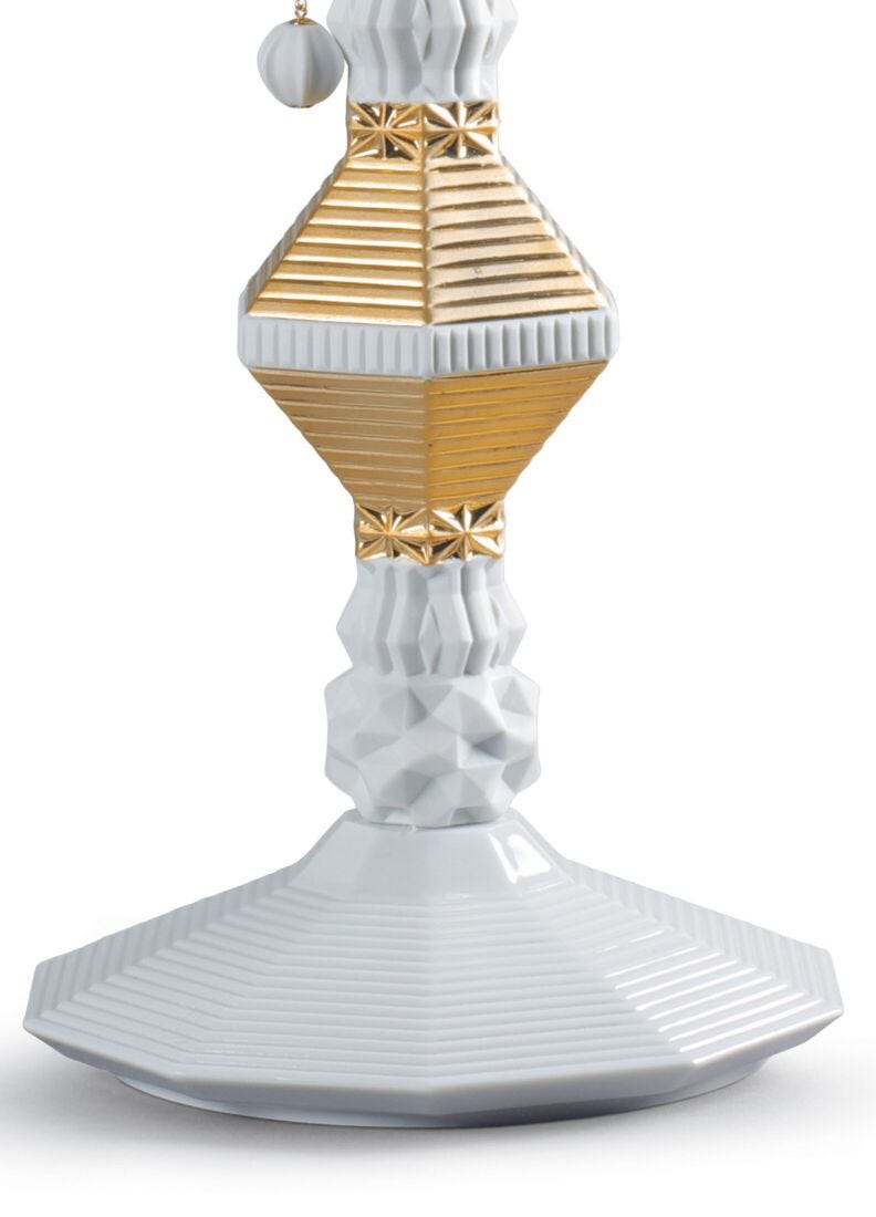 Lladro Lámpara De Mesa Belle De Nuit. Lustre Oro (CE)