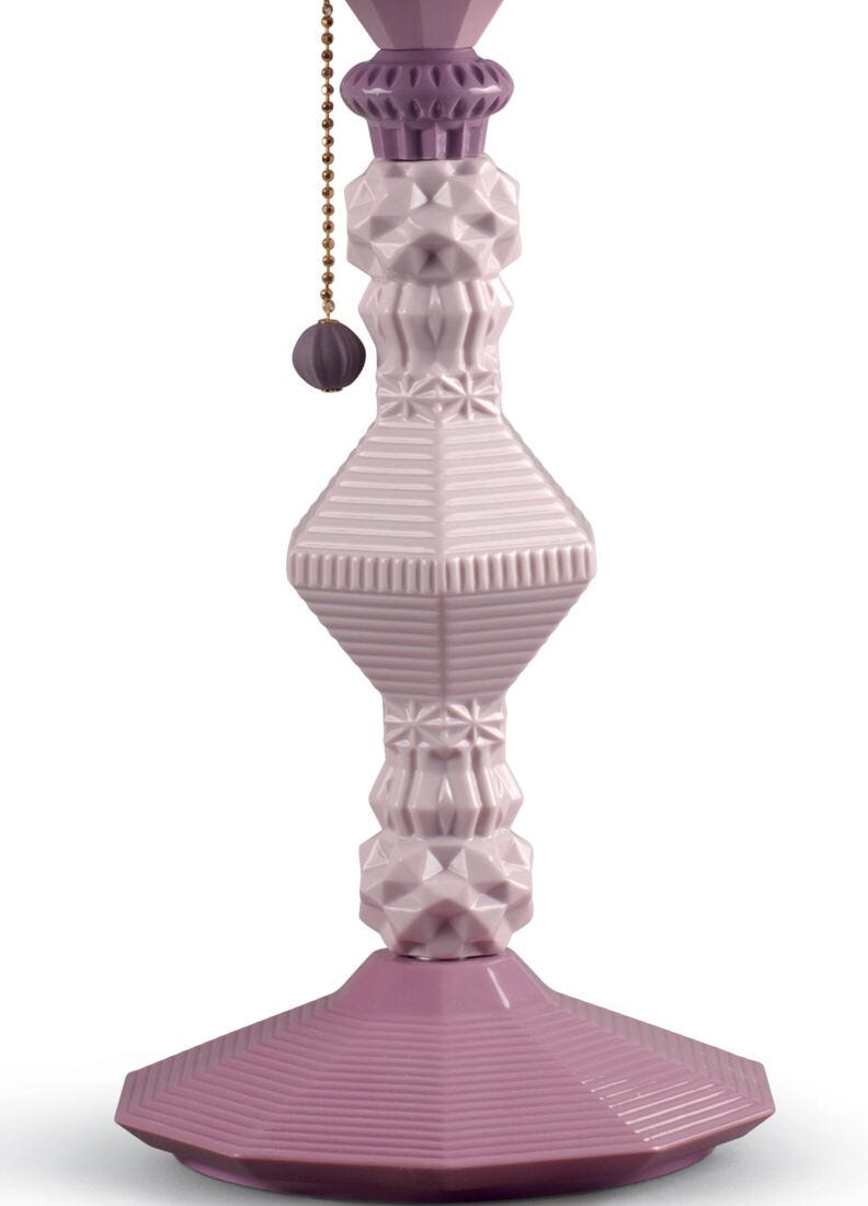 Lladro Lámpara De Mesa Belle De Nuit. Rosa (CE)