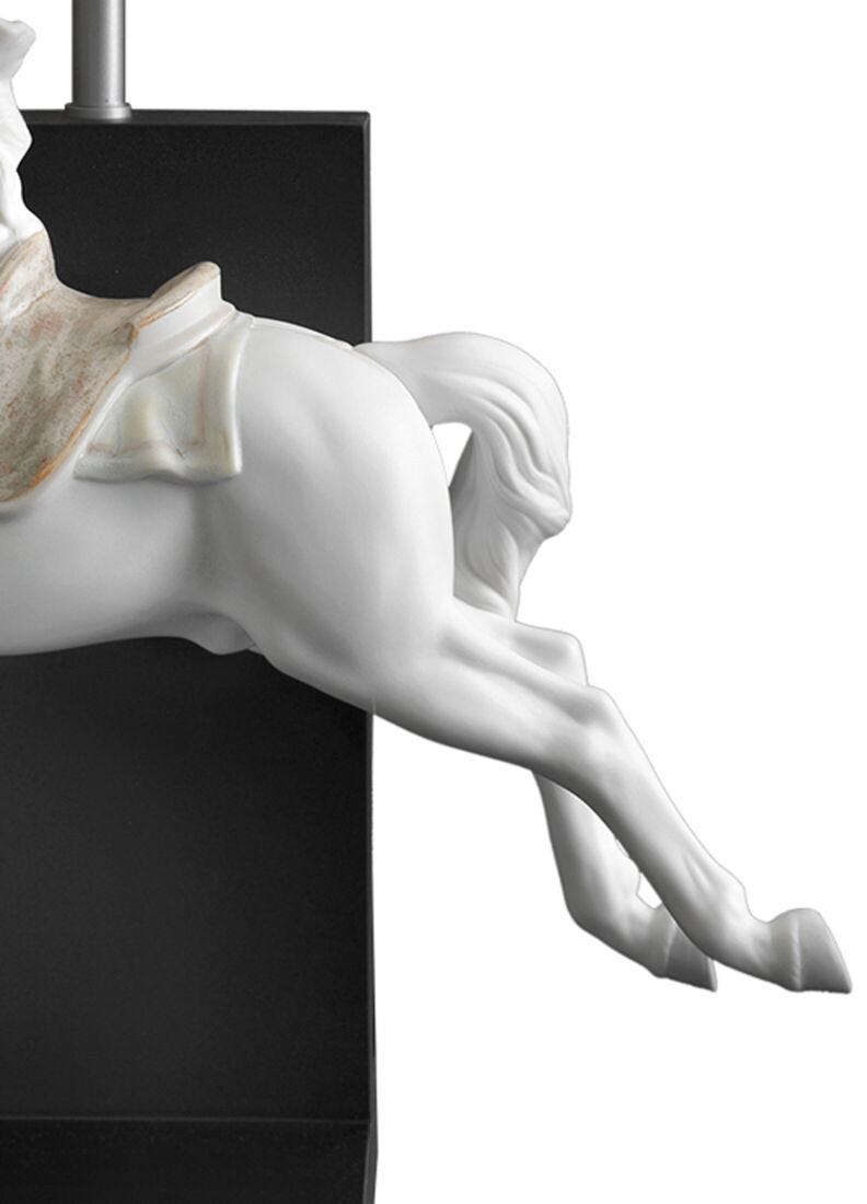 Lladro Lámpara De Mesa Caballo Pirouette (CE)