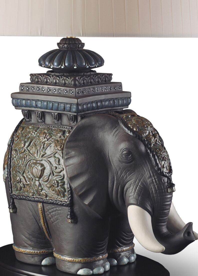 Lladro Lámpara De Mesa Elefante De Siam (CE)