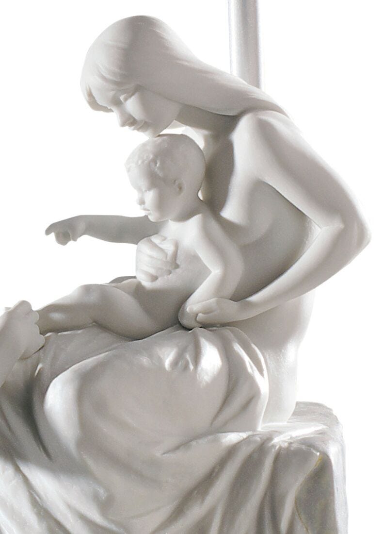 Lladro Lámpara De Mesa Familia (CE)