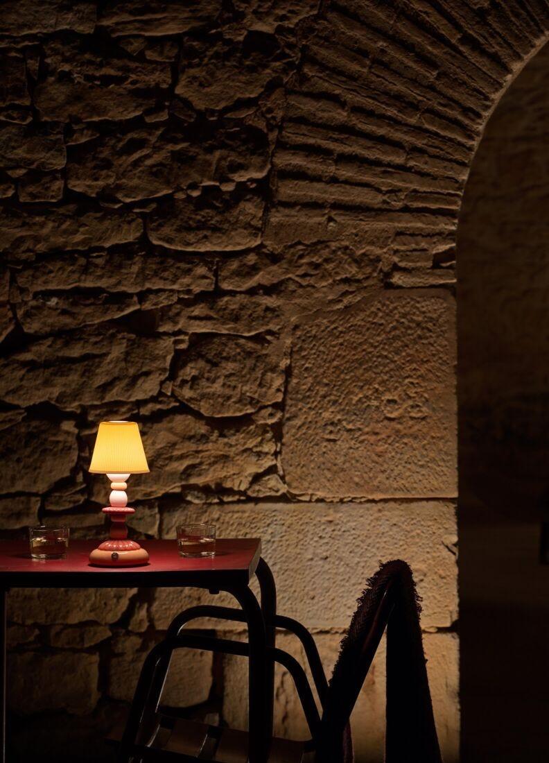 Lladro Lámpara De Mesa Firefly Lotus. Verde Y Azul