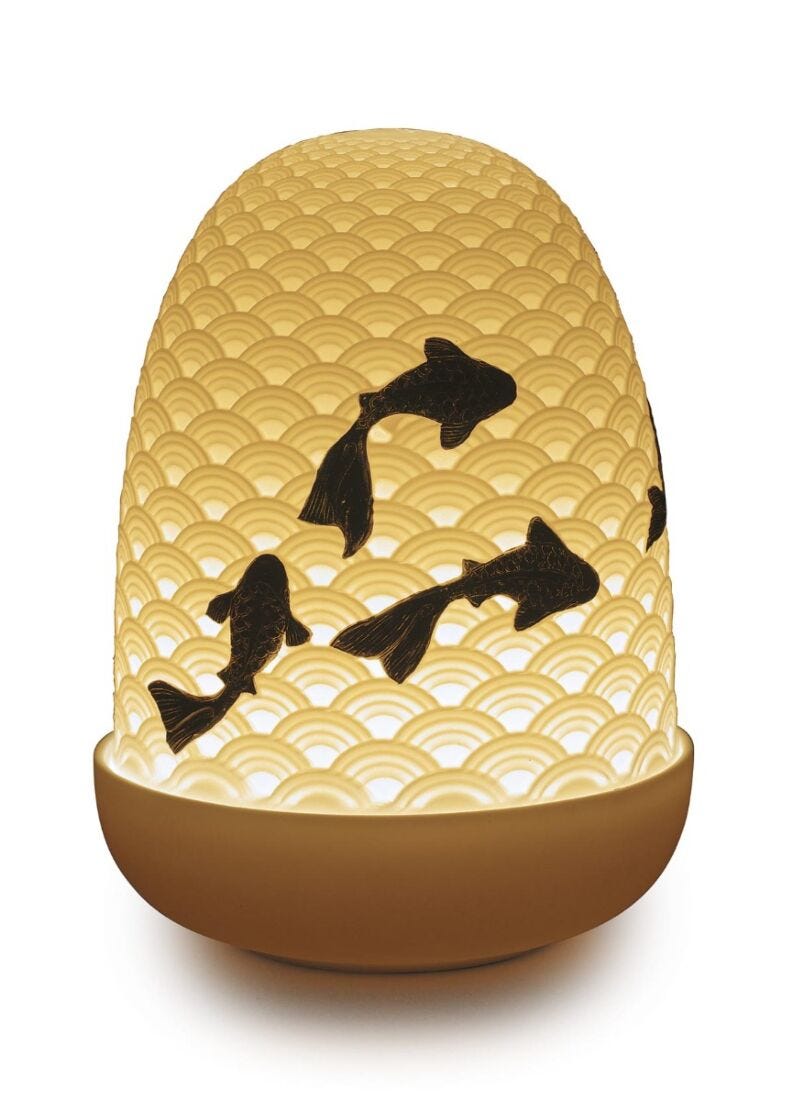 lladro Lámpara de mesa Koi Dome