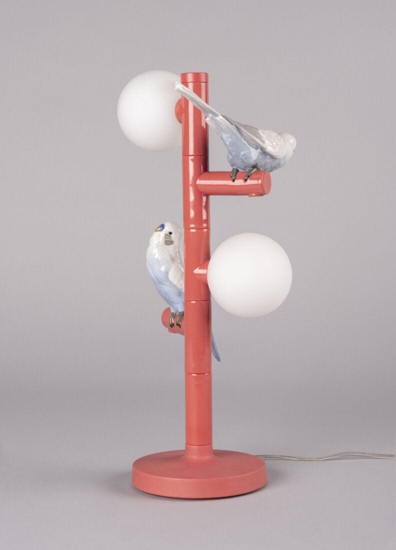 Lladro Lámpara De Mesa Parrot. (CE)