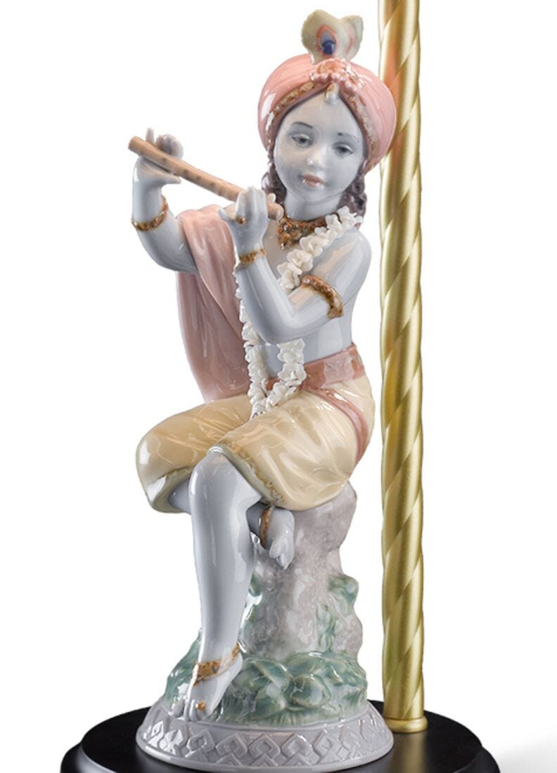 Lladro Lámpara De Mesa Pequeño Krishna (CE)