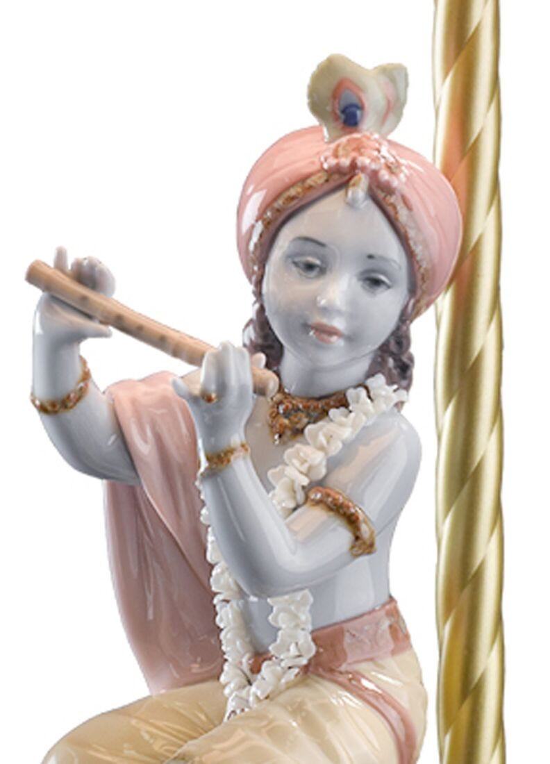 Lladro Lámpara De Mesa Pequeño Krishna (CE)