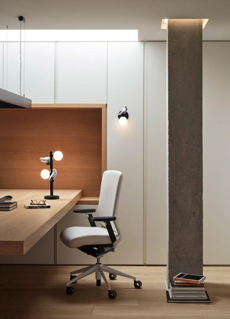 Lladro Lámpara De Mesa The Parrot Party - Negro