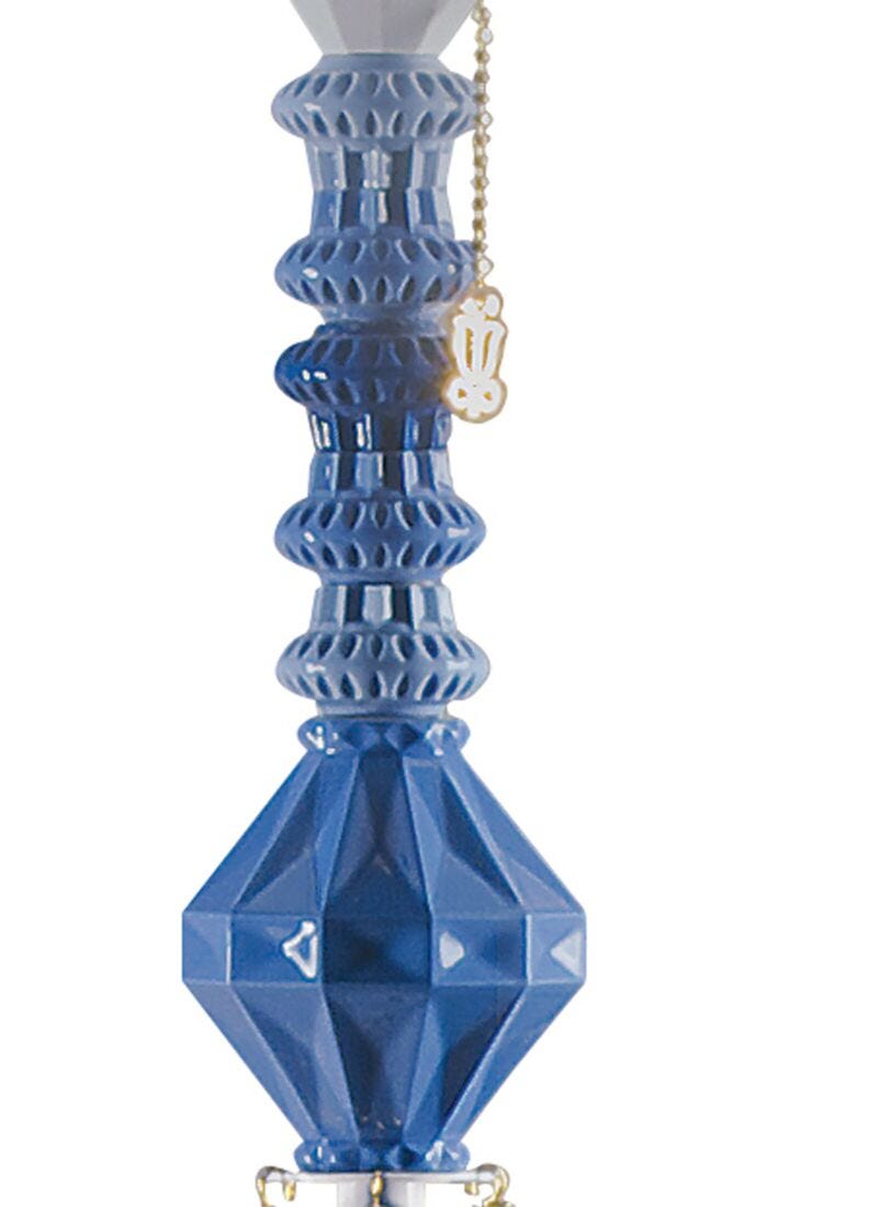 Lladro Lámpara De Pie I Belle De Nuit. Azul (CE)