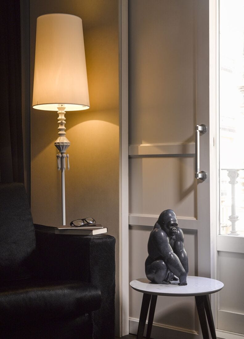 lladro Lámpara de pie I Belle de Nuit. Blanco (CE)