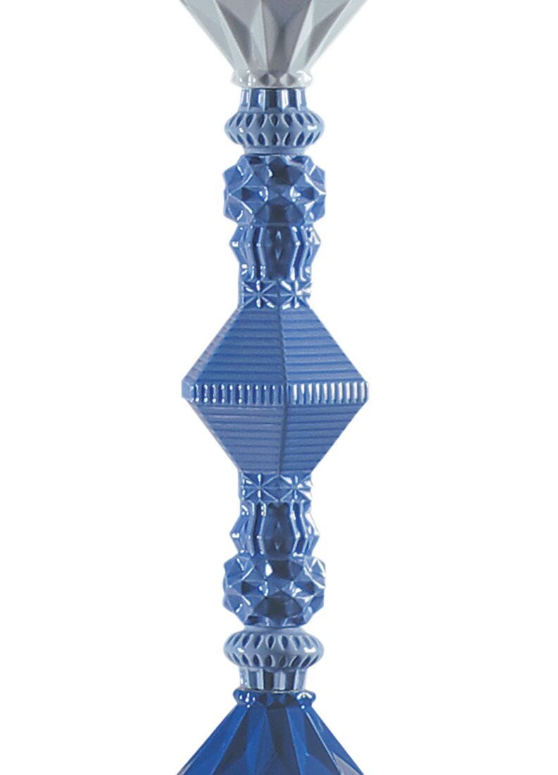 Lladro Lámpara De Pie II Belle De Nuit. Azul (CE)