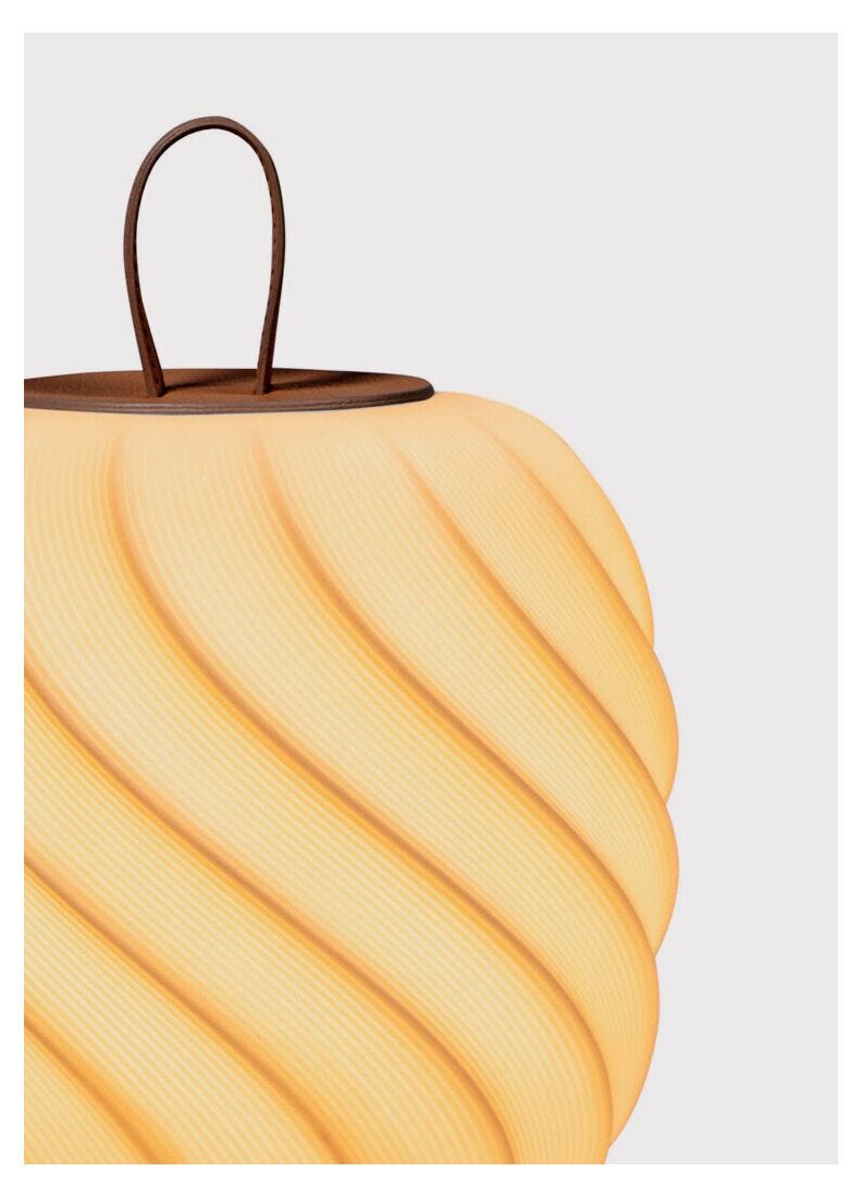 Lladro Lámpara Portátil Ice Cream. Mediana. Cuero