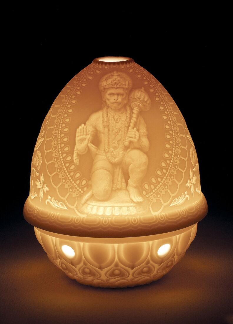 Lladro Litofanía Hanuman
