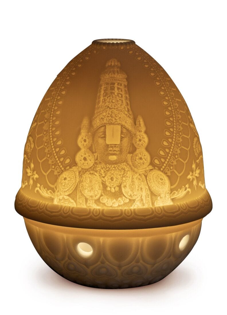 lladro Litofanía Lord Balaji
