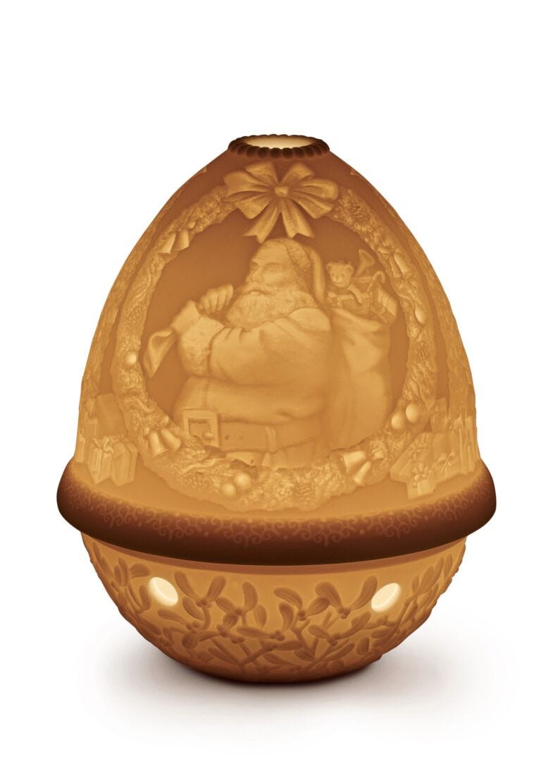 lladro Litofanía Santa Claus