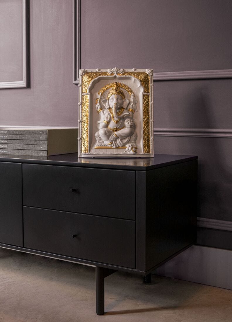 Lladro Lord Ganesha Wall Art