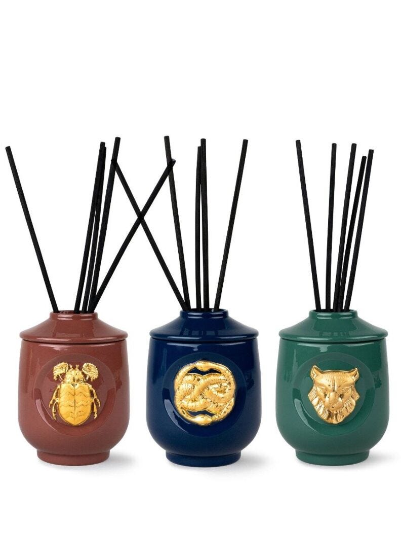 lladro Luxurious animals Diffusers Set