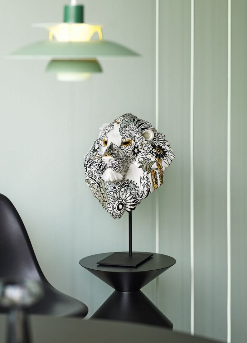 Lladro Máscara León / Naturaleza Salvaje