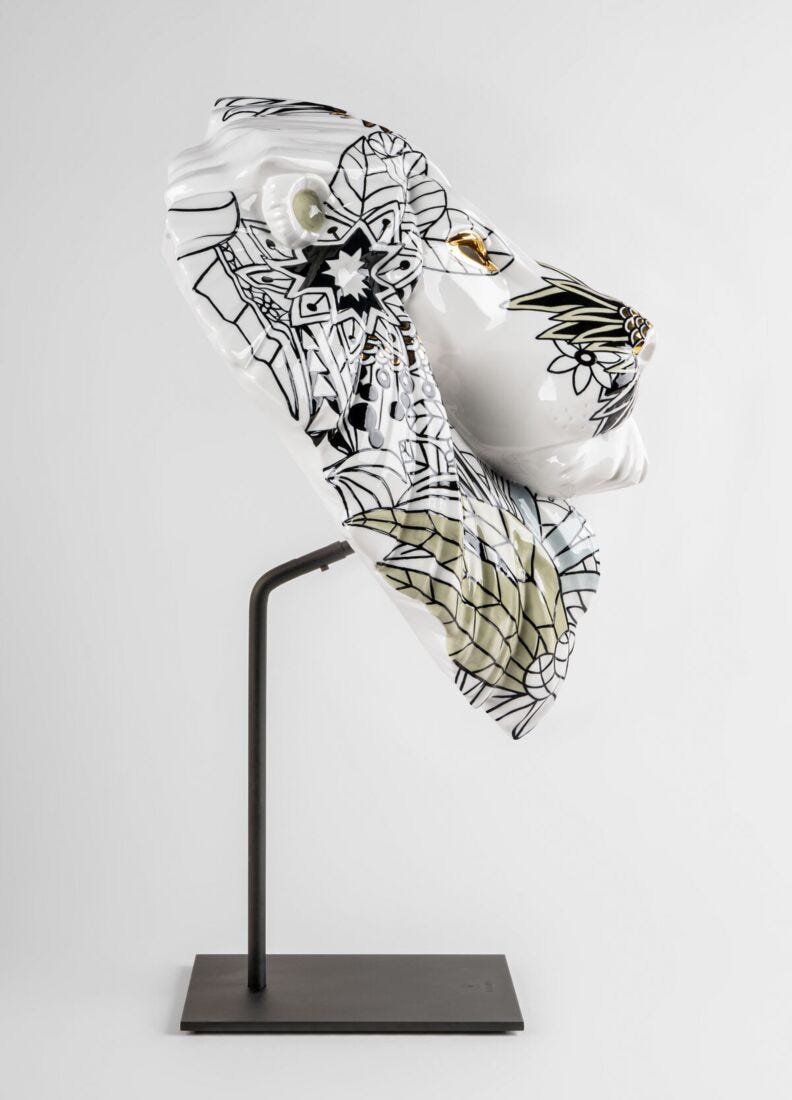 Lladro Máscara León / Naturaleza Salvaje