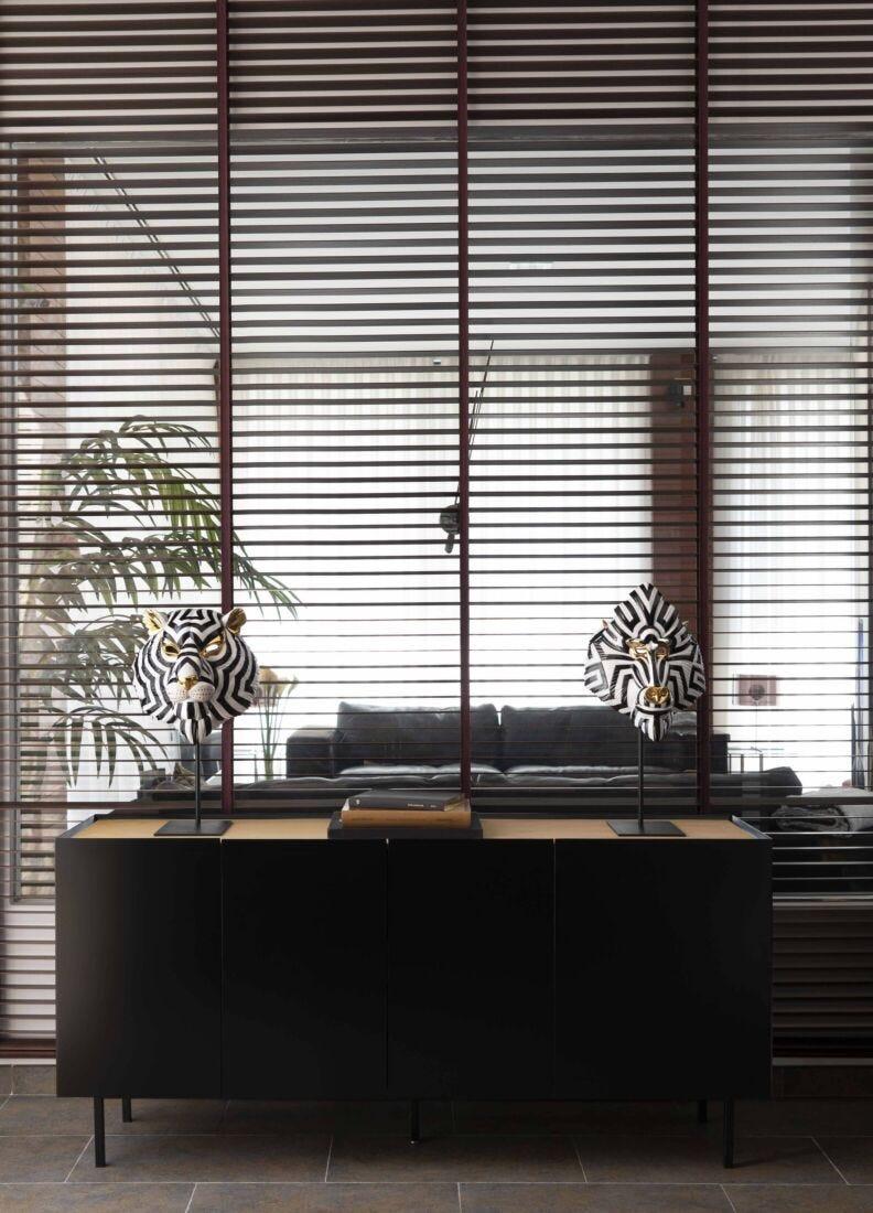 Lladro Máscara Mandril. Negro Y Oro